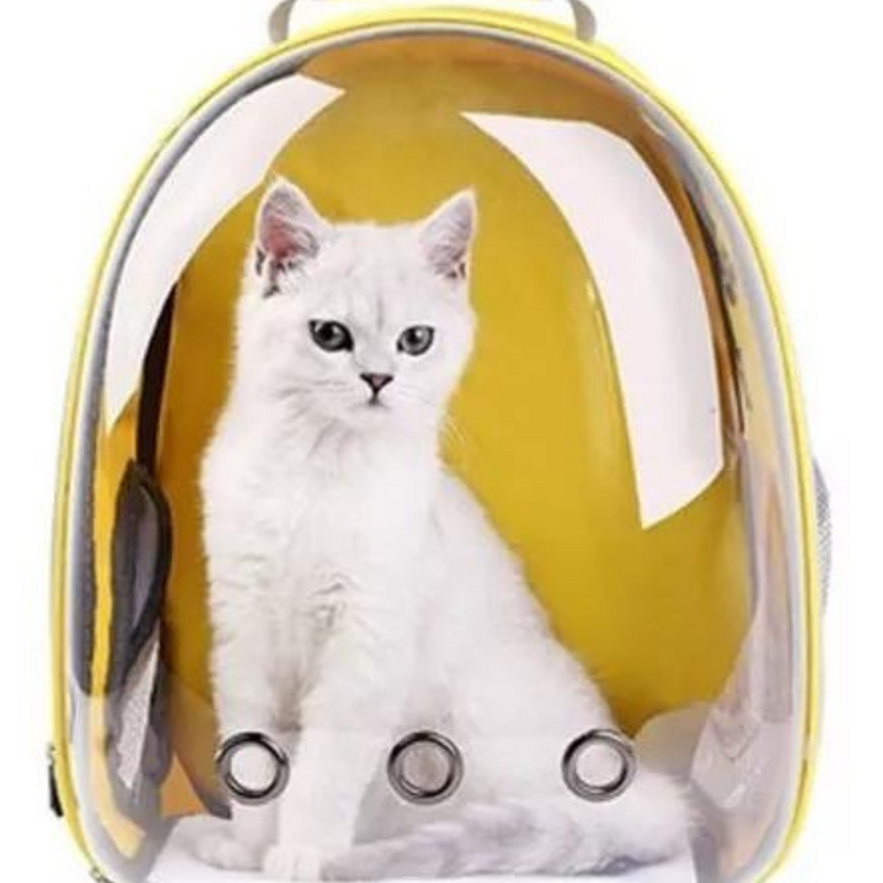 Mochila para transporte de PETS | Com visão panorâmica e respiradores