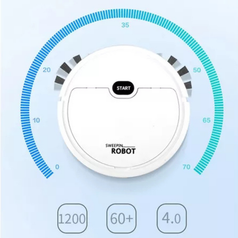 Robô aspirador recarregável 110V/220V | Sweepin robot  NO.K235 - Branco