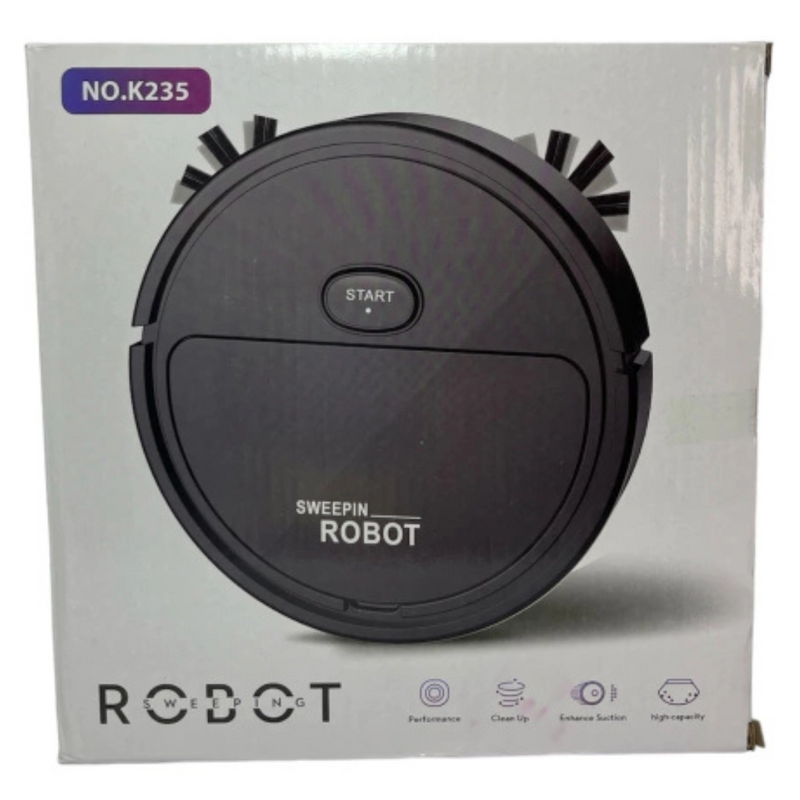 Robô aspirador recarregável 110V/220V | Sweepin robot  NO.K235 - Preto