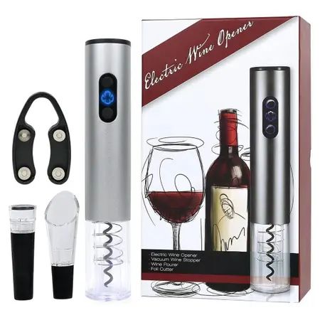 Abridor de vinho automático | Saca rolhas elétrico LED