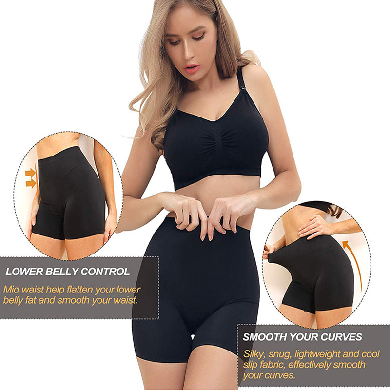 Boyshorts modelador cintura alta feminino | Sem costura modelagem suavizante