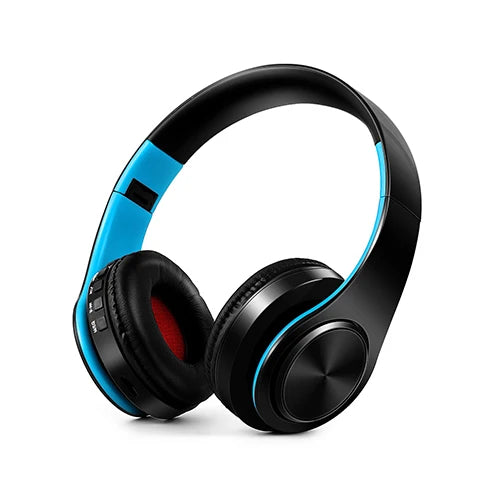 Fones de ouvido HiFi stereo bluetooth | Headphone com microfone e suporte para cartão SD