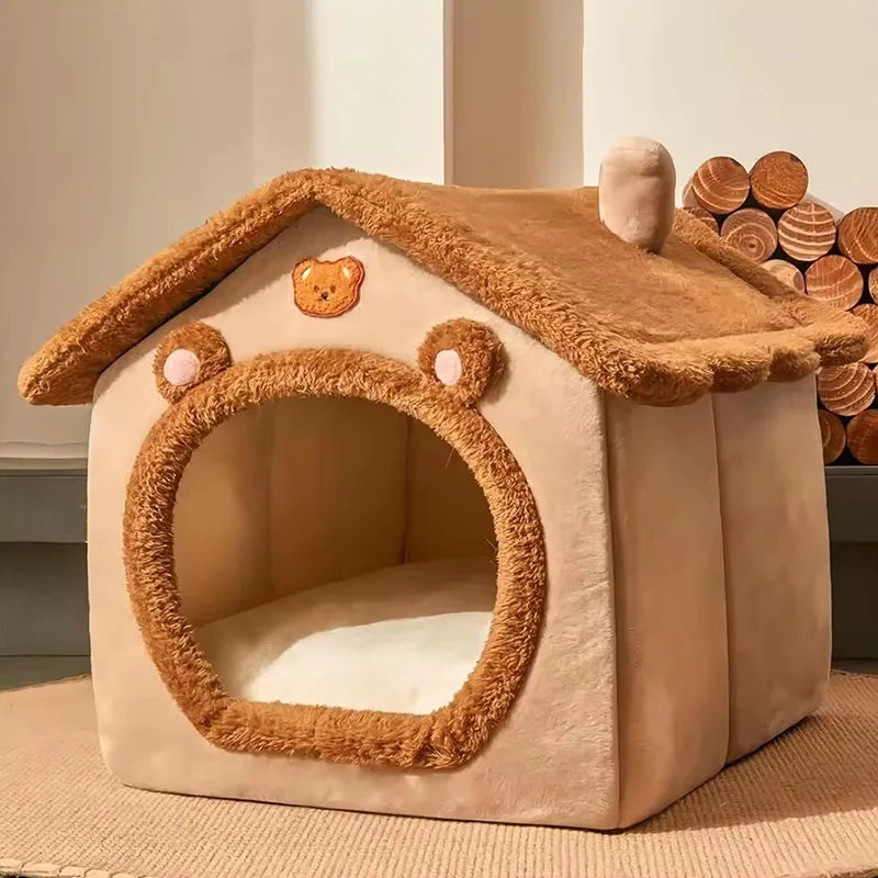 Casa dobrável para pets pequenos | Lavável e removível