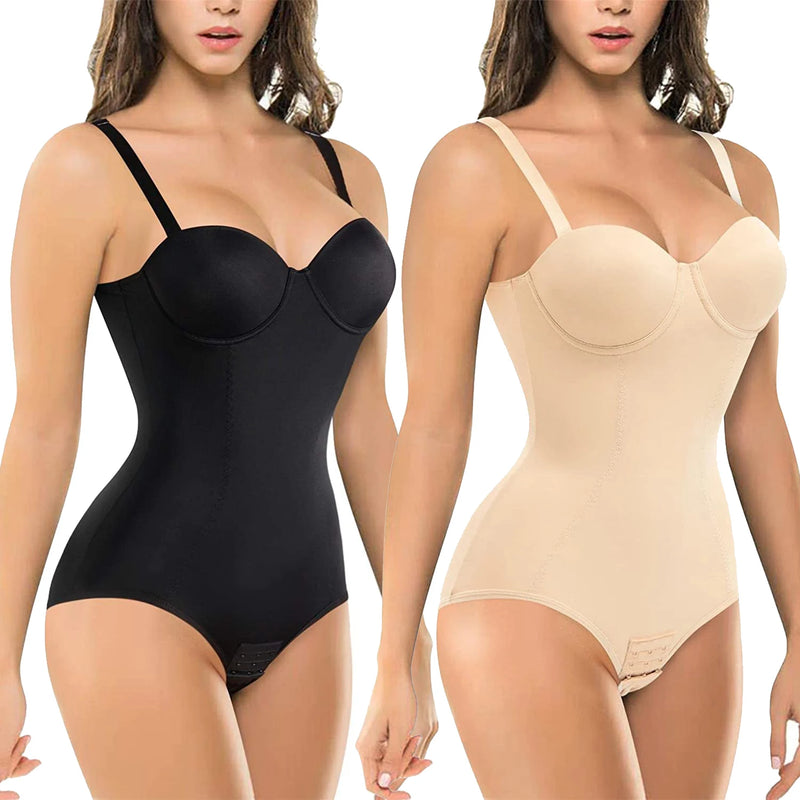 Body modelador feminino com sutiã | Corset redutor levantador de glúteos