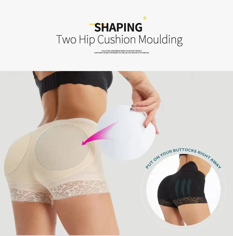 Calcinha modeladora Lift Buttock | Cintura alta levantador de bumbum