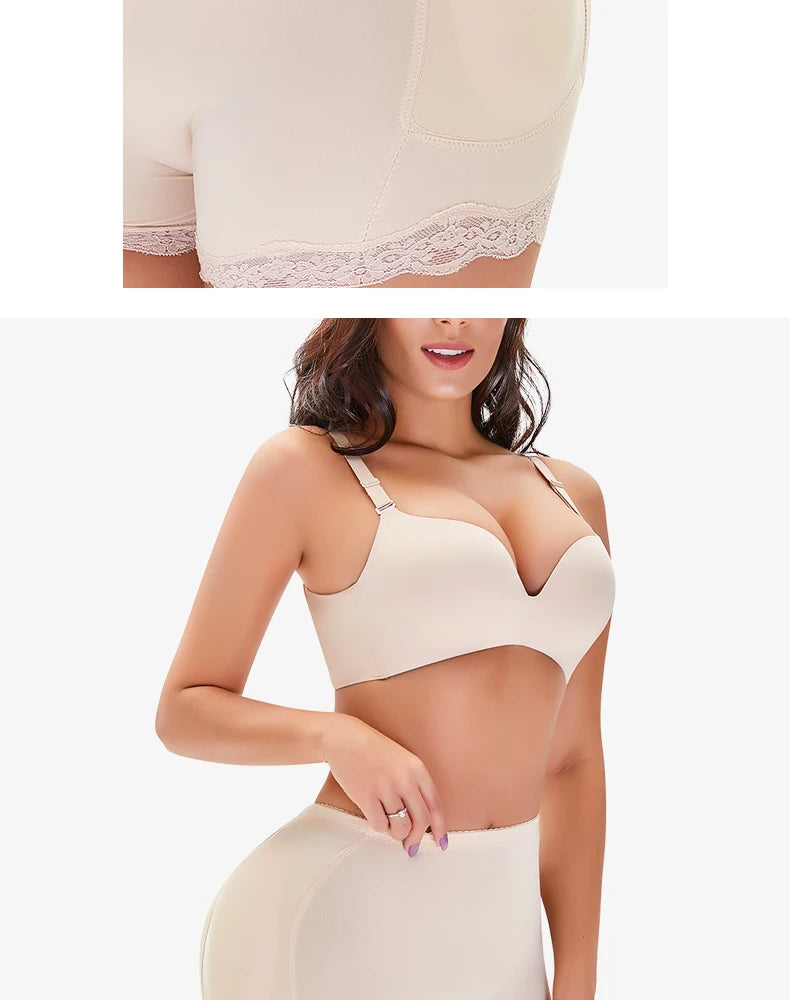 Calcinha modeladora Push UP acolchoada | Efeito corretivo e levantador de bumbum