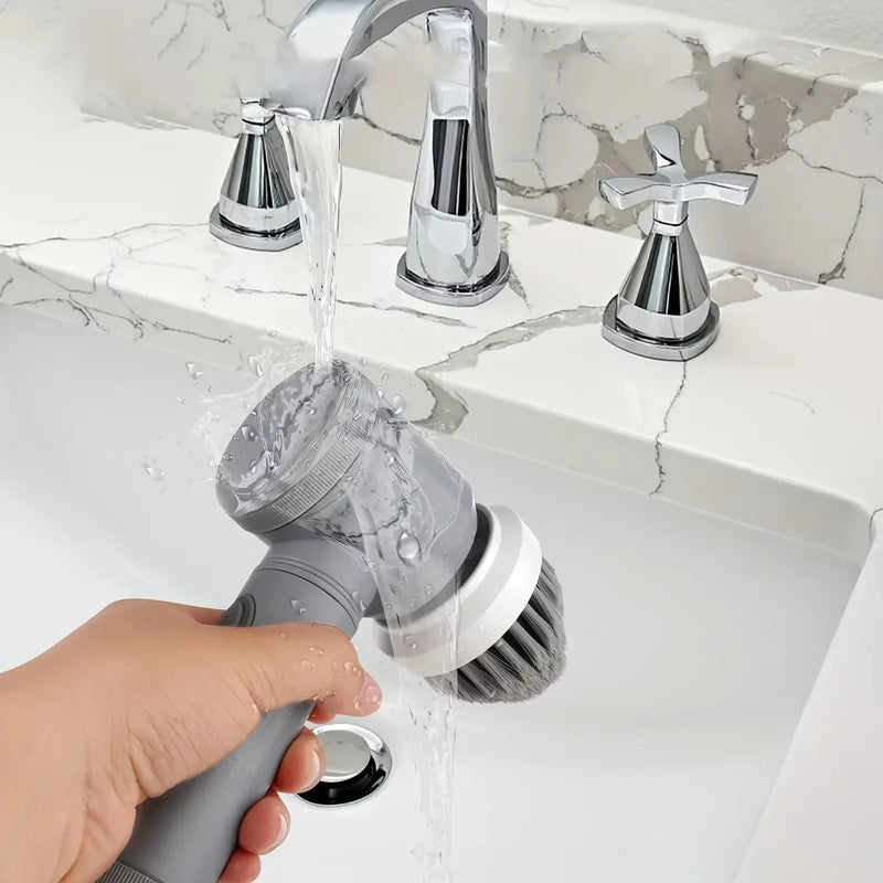 Escova elétrica 6 em 1 Xiaomi MIJIA Power Scrubber | Para cozinha e banheiro