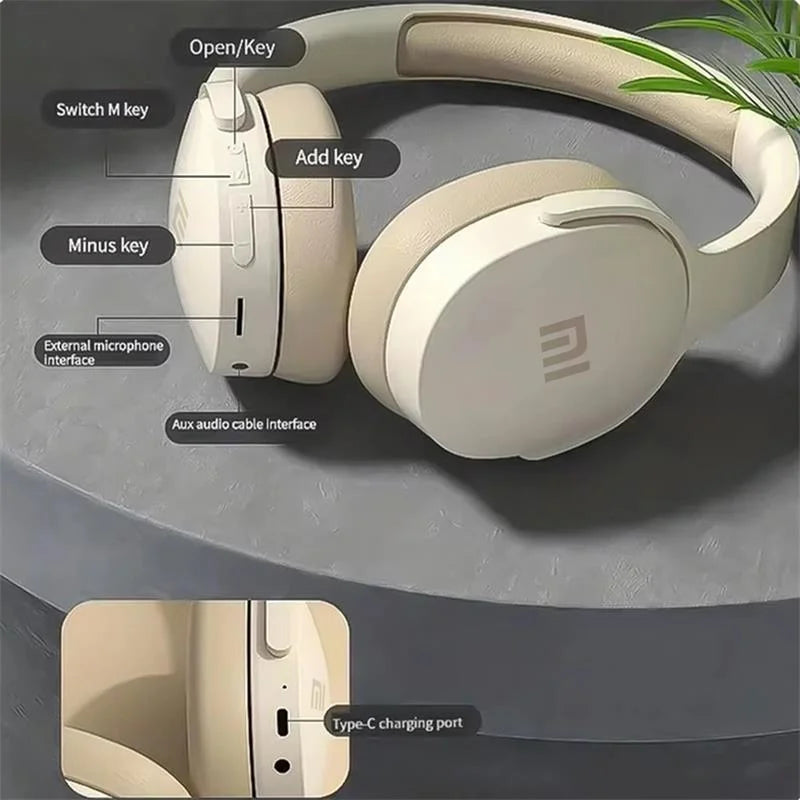 Fone de ouvido Headphone Bluetooth 5.3 Xiaomi P2961  | Som stereo HiFi e microfone