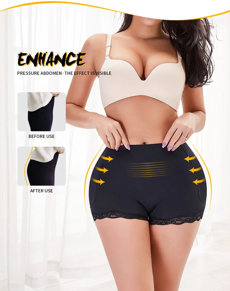 Calcinha modeladora Push UP acolchoada | Efeito corretivo e levantador de bumbum