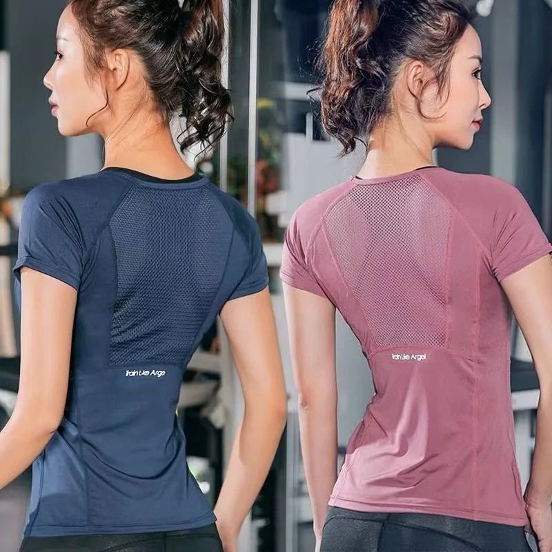 Camiseta esportiva feminina | Rápida secagem