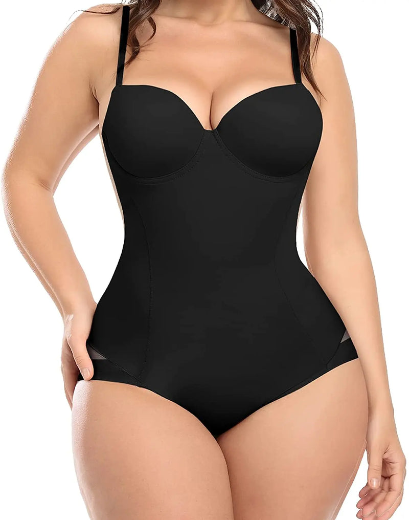 Body modelador feminino com sutiã | Corset redutor levantador de glúteos