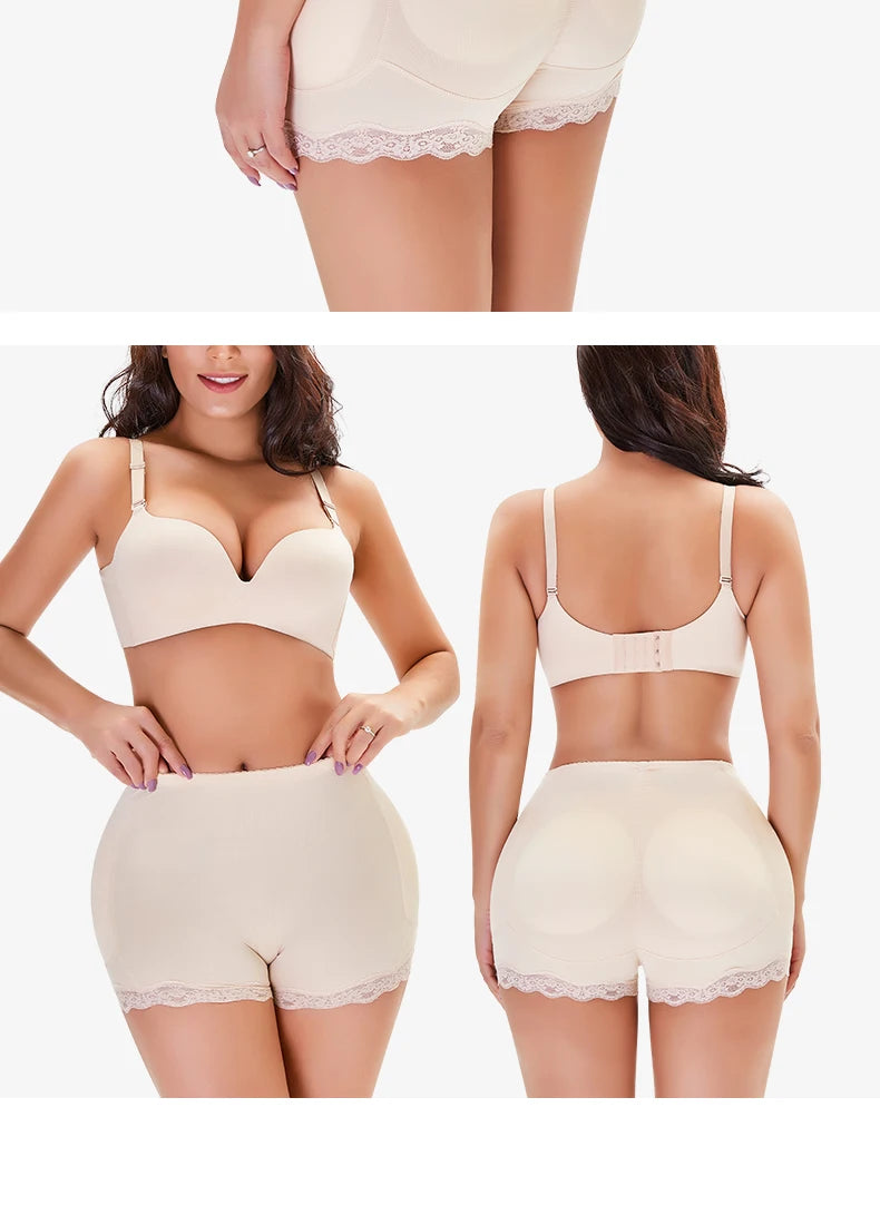 Calcinha modeladora Push UP acolchoada | Efeito corretivo e levantador de bumbum