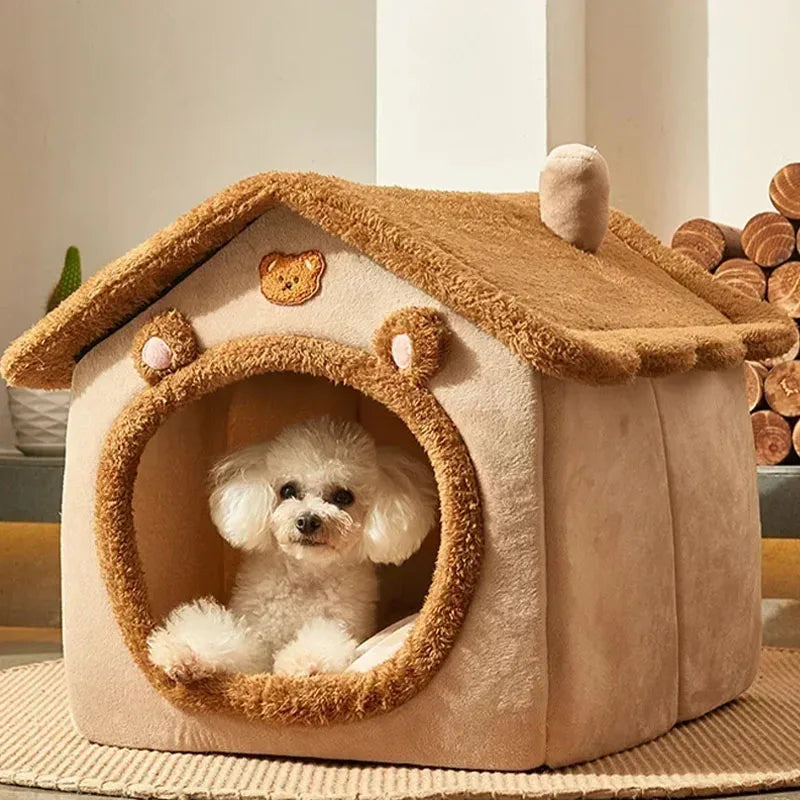 Casa dobrável para pets pequenos | Lavável e removível