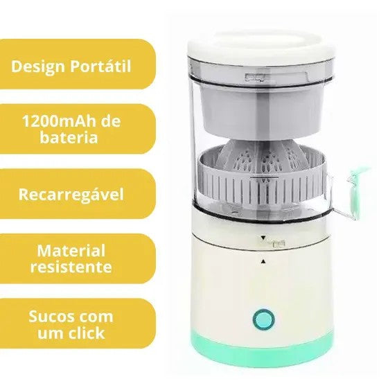 Espremedor de frutas mini | Elétrico, recarregável e portátil 110V/220V